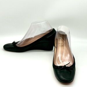 CHRISTIAN LOUBOUTIN Round Toe Wedge Heel Size 37.5
